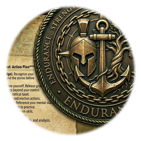 Endurance medallion: an anchor